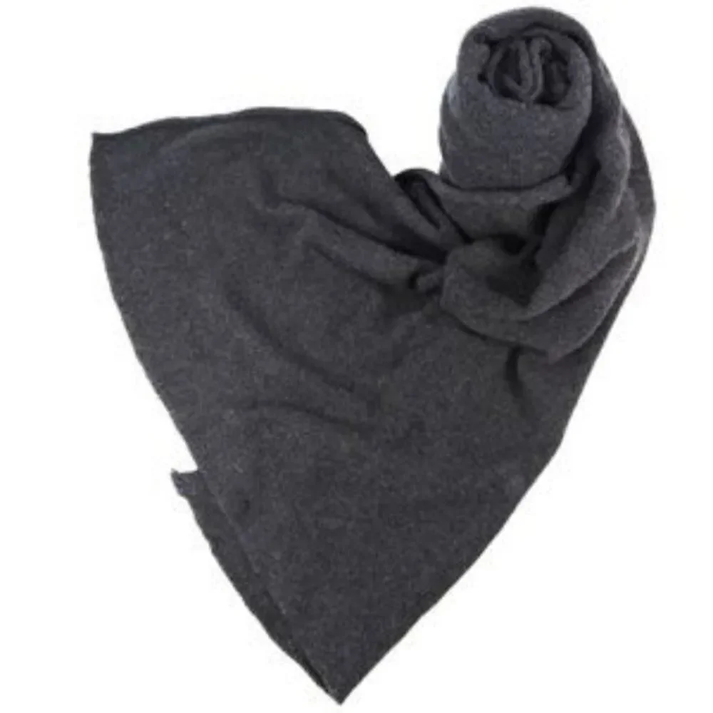 Note Di Anita 2 tone Black + Antracite Wool Blend Winter Scarve